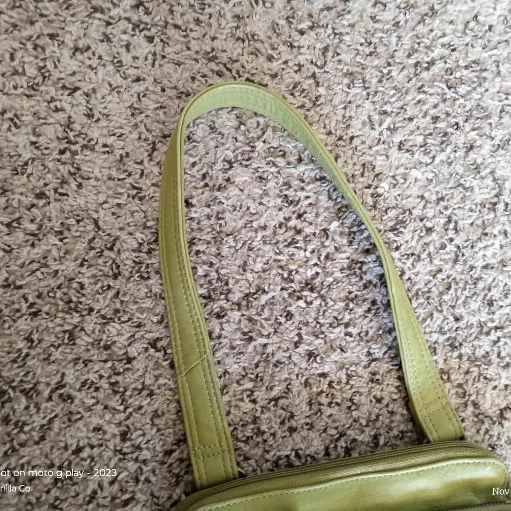 Fossil Women's Shoulder Bag Leather Vintage Green Size Small - Picture 13 of 14